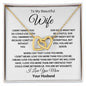 Wife - Love You More l Interlocking Hearts Necklace