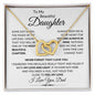 Daughter from Dad l Interlocking Hearts Necklace