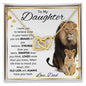 Daughter from Dad l Interlocking Hearts