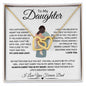 Daughter from Dad l Interlocking Hearts Necklace