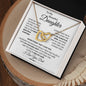 Daughter from Dad l Interlocking Hearts Necklace