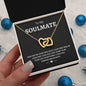 Soulmate - First Kiss l Interlocking Hearts Necklace