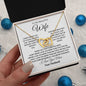 Wife - Love You More l Interlocking Hearts Necklace