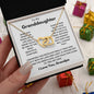 Granddaughter/Grandpa l Interlocking Hearts Necklace