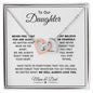 To Our Daughter l Interlocking Hearts Necklace