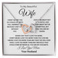 Wife - Love You More l Interlocking Hearts Necklace