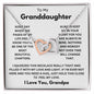 Granddaughter/Grandpa l Interlocking Hearts Necklace