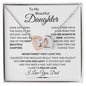 Daughter from Dad l Interlocking Hearts Necklace