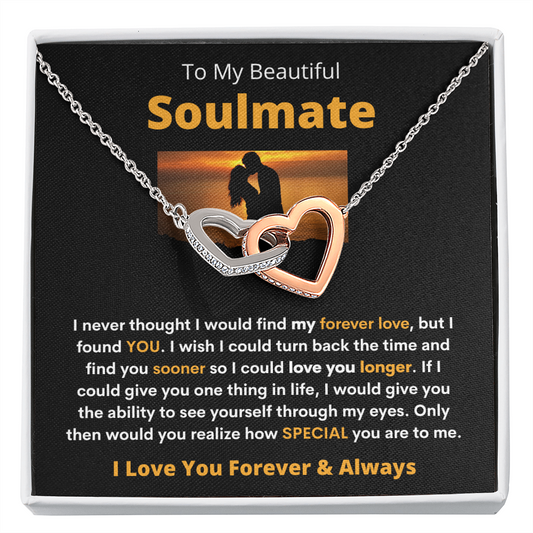 Soulmate l Interlocking Hearts Necklace