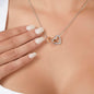 Wife - Love You More l Interlocking Hearts Necklace