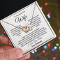 Wife - Love You More l Interlocking Hearts Necklace