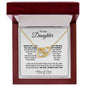 To Our Daughter l Interlocking Hearts Necklace