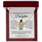 Daughter from Dad l Interlocking Hearts Necklace
