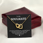 Soulmate - First Kiss l Interlocking Hearts Necklace