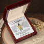 Daughter from Dad l Interlocking Hearts Necklace