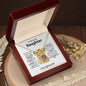 To My Lovely Daughter l Interlocking Hearts Necklace