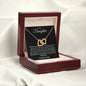 To My Daughter l Interlocking Hearts Necklace