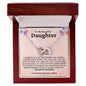 Daughter from Mom l Interlocking Hearts Necklace
