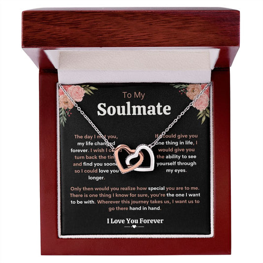 Soulmate l Interlocking Hearts Necklace