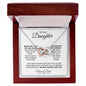 To Our Daughter l Interlocking Hearts Necklace