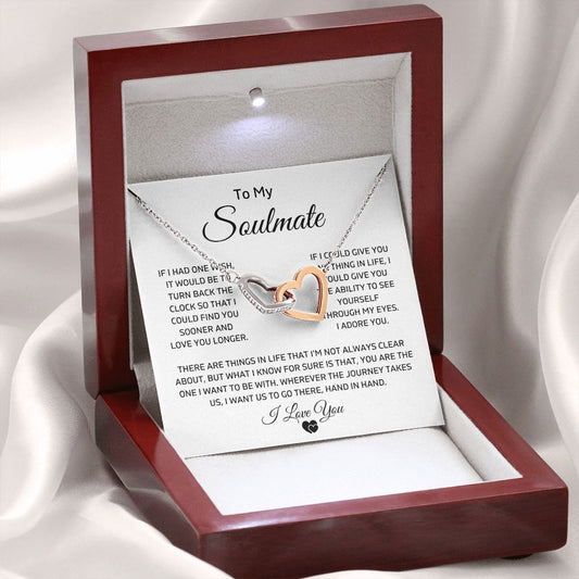 Soulmate l Interlocking Hearts Necklace