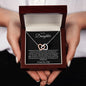 To My Daughter l Interlocking Hearts Necklace