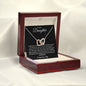 To My Daughter l Interlocking Hearts Necklace