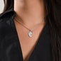 Mother's day I Daughter I Custom/Engraved Baby Feet Necklace with Birthstone