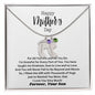 Mother's Day I Son I Custom/Engrave Baby Feet Necklace with Birthstone