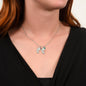 Mother's day I Daughter I Custom/Engraved Baby Feet Necklace with Birthstone