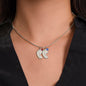 Mother's Day I Son I Custom/Engrave Baby Feet Necklace with Birthstone