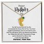 Mother's Day I Son I Custom/Engrave Baby Feet Necklace with Birthstone