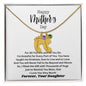 Mother's day I Daughter I Custom/Engraved Baby Feet Necklace with Birthstone