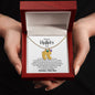 Mother's Day I Son I Custom/Engrave Baby Feet Necklace with Birthstone
