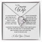To my Wife - Feel My Love l Forever Love Necklace