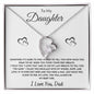 Daughter from Dad l Forever Love Necklace