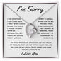 I'm Sorry - (White) l Forever Love Necklace