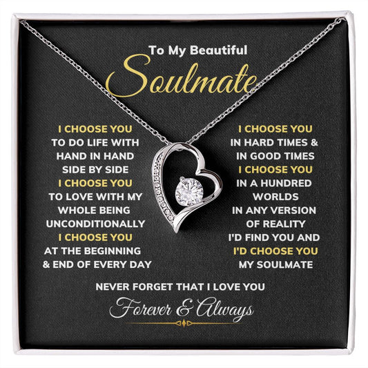Soulmate - Gold l Forever Love Necklace