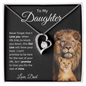 Daughter from Dad l Forever Love Necklace