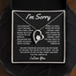I'm Sorry l Forever Love Necklace