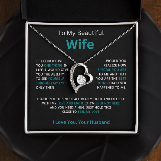 To My Wife l Forever Love Necklace