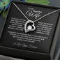 To my Wife - Feel My Love l Forever Love Necklace