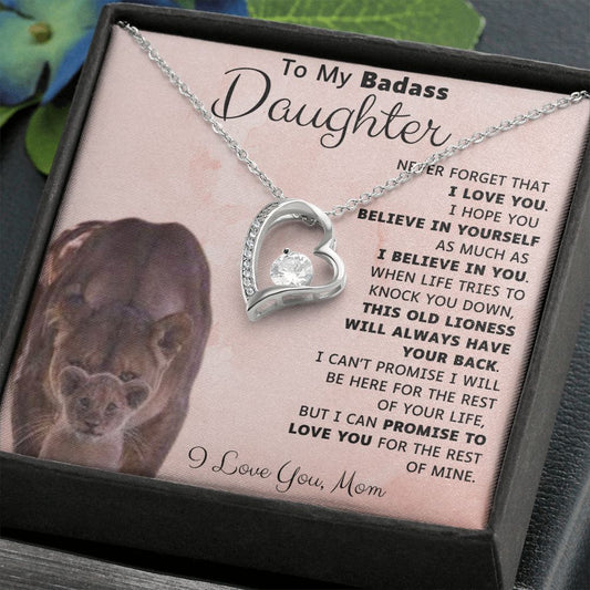My Badass Daughter l Forever Love Necklace