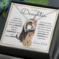 To My Daughter from Dad l Forever Love Necklace