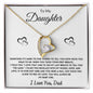 Daughter from Dad l Forever Love Necklace