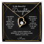Daughter from Mom l Forever Love Necklace