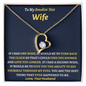 To My Smokin' Hot Wife l Forever Love Necklace