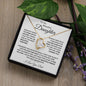 Daughter from Dad/Tight l Forever Love Necklace