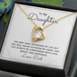 Daughter from Dad l Forever Love Necklace