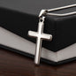 TO MY MAN - LAST/WH l CROSS NECKLACE